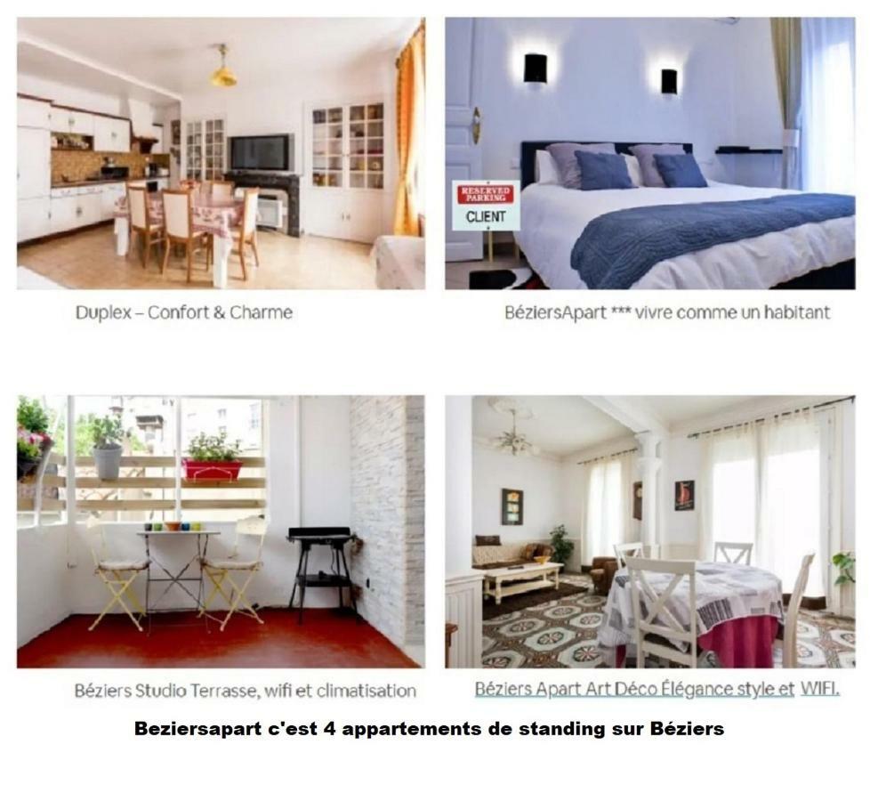 Duplex - Confort & Charme Béziers Exteriér fotografie